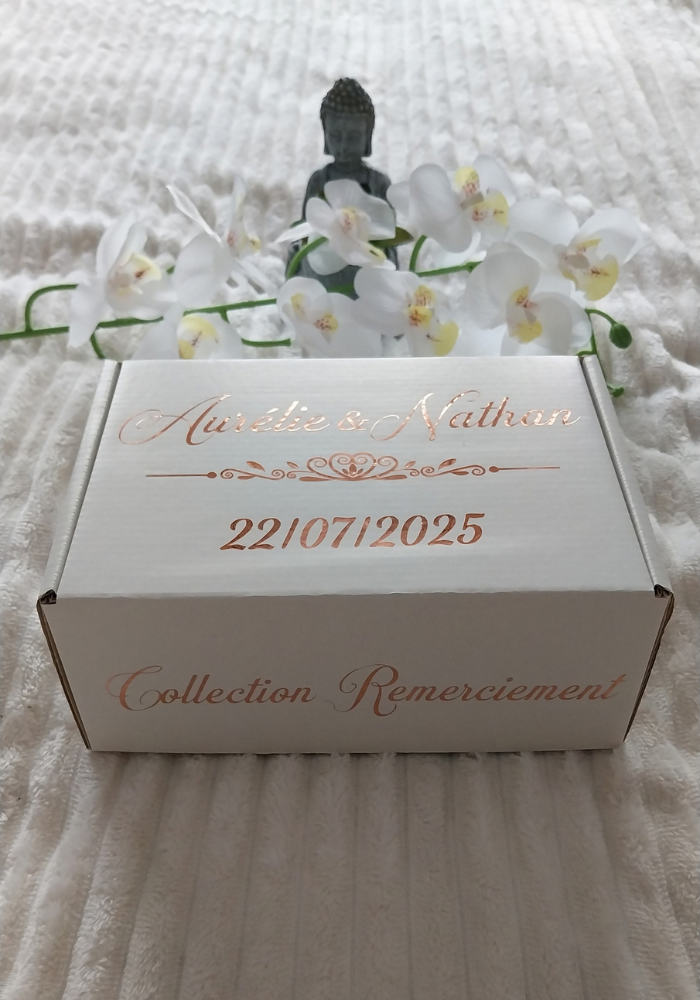 Coffret Invités Personnalisé - Collection Remerciement
