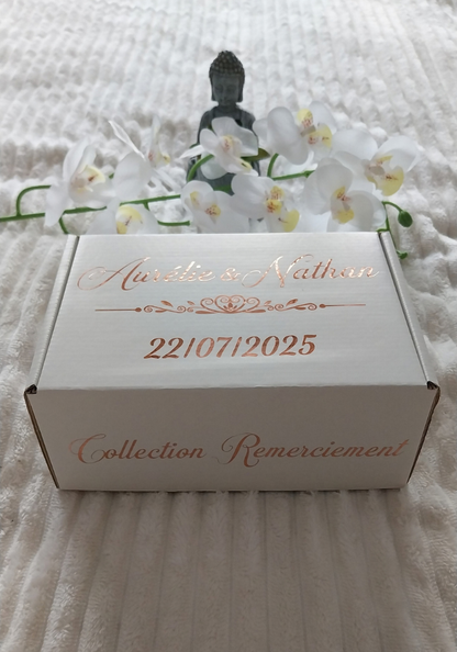 Coffret Invités Personnalisé - Collection Remerciement