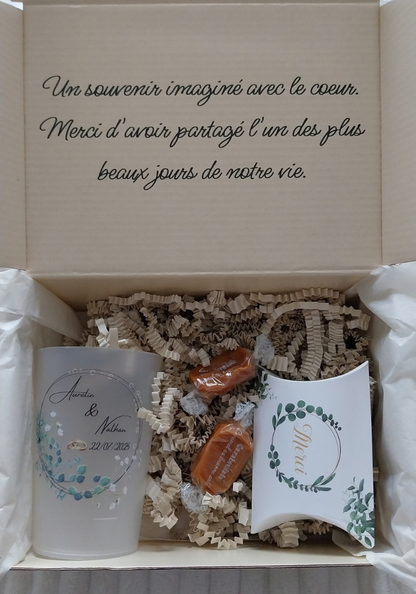Coffret Invités Personnalisé - Collection Remerciement